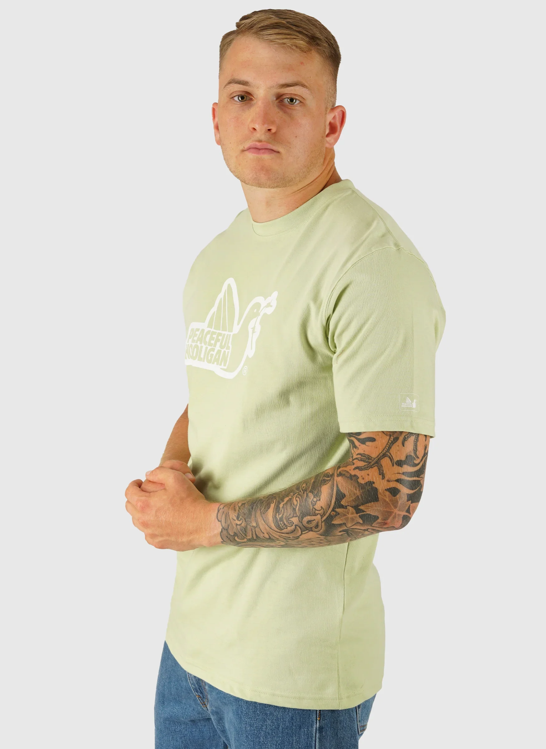 Outline Dove T-Shirt - Pistachio