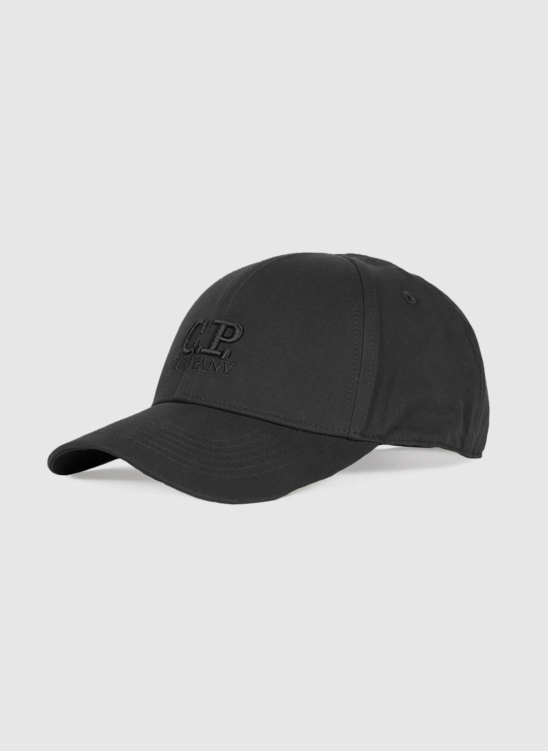 Gabardine Logo Cap - Black