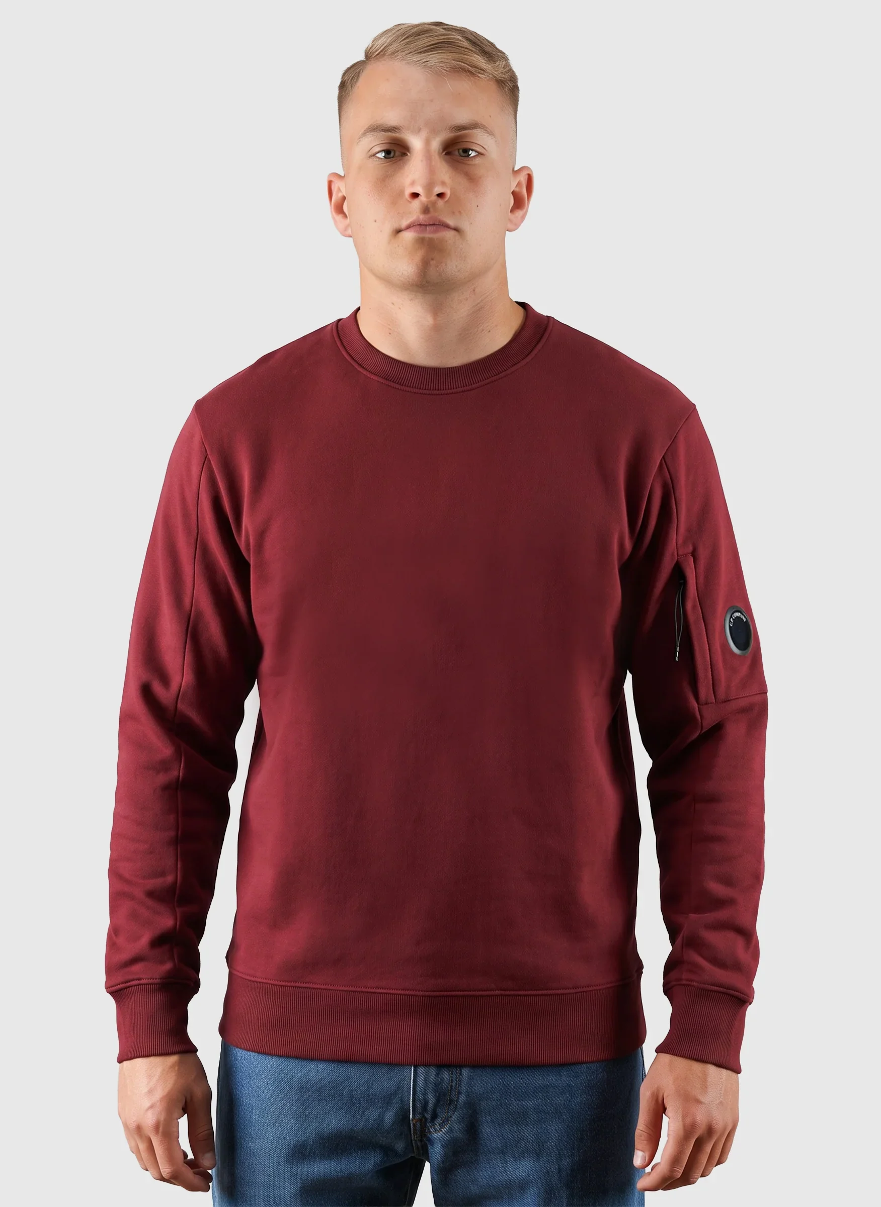 Lens Crew Neck Sweatshirt - Andorra Red