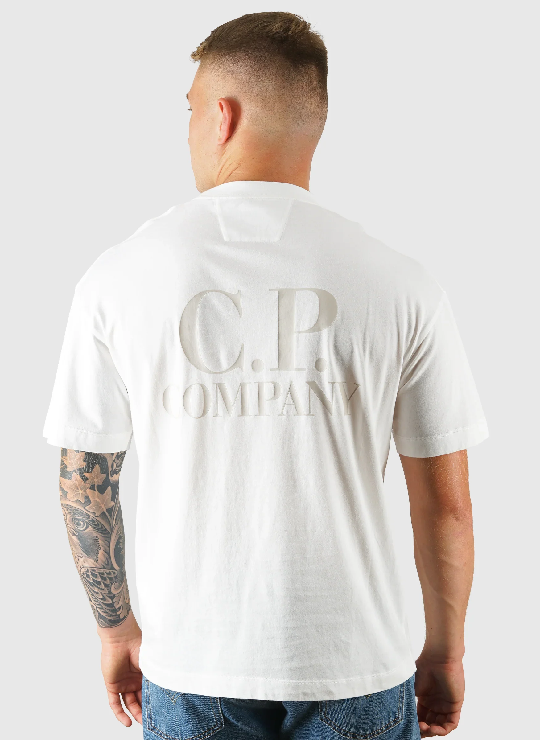 Comfort Logo Jersey T-Shirt - Gauze White
