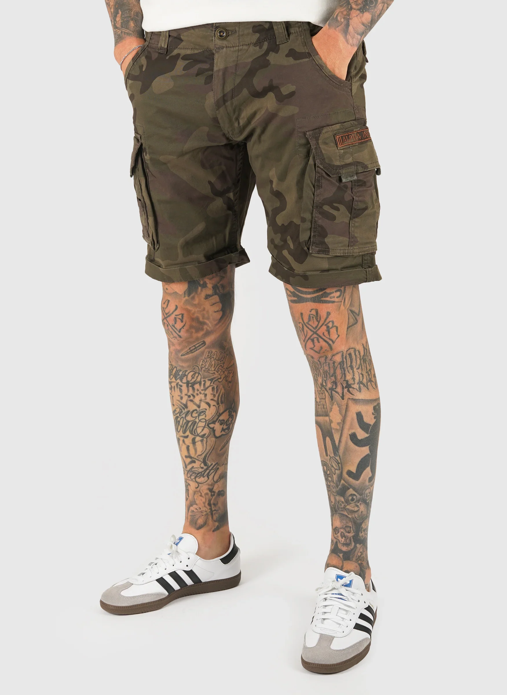 Camo Crew Short - Dark Olive Camo