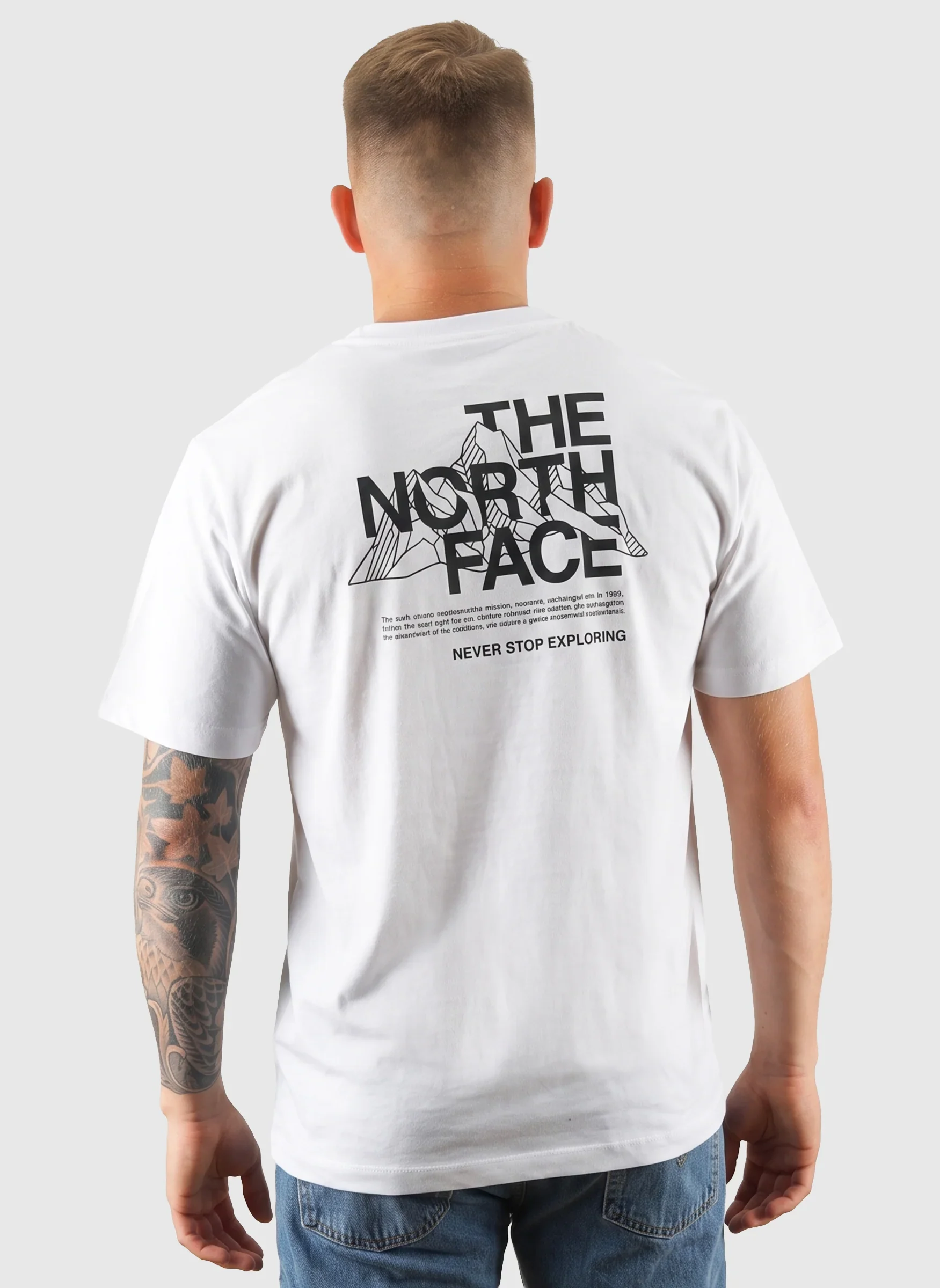 Mountain Sketch T-Shirt - White