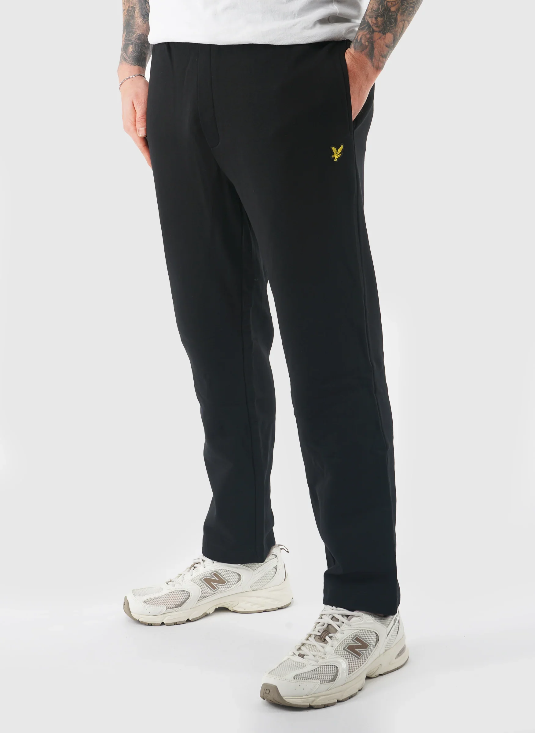 Straight Leg Jogger - Jet Black