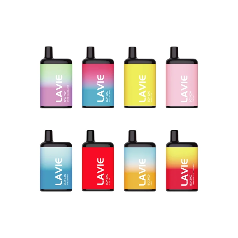 Lavie Box 6000 Puffs Wiederaufladbare Einweg Vape Mengenangebot