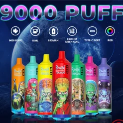 RANDM Tornado 9000 Puffs Diposable Vapes Mengenangebot
