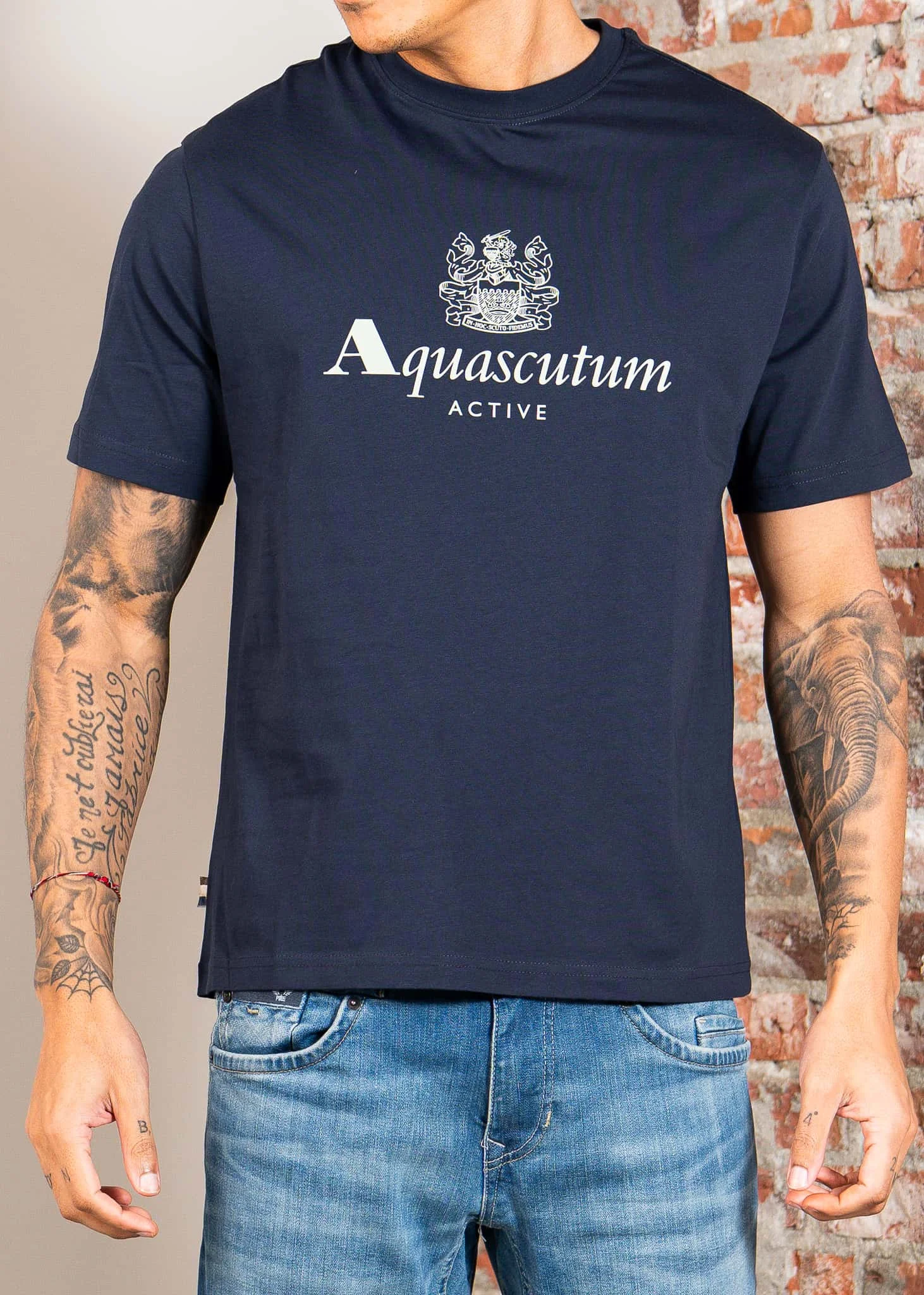 Big logo t-shirt - navy