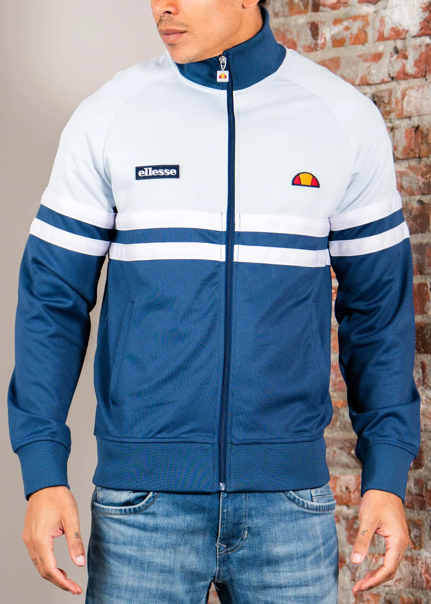 Rimini track jacket - blue light blue