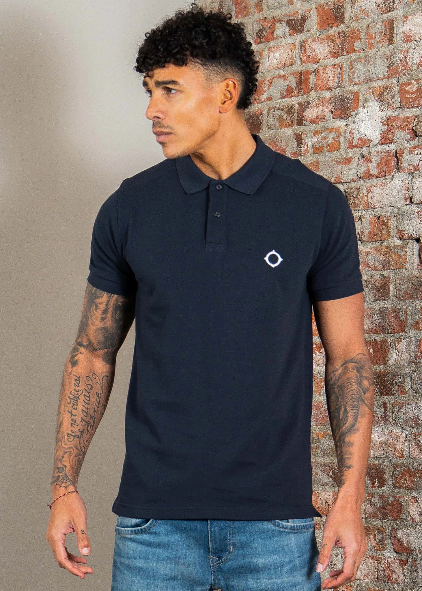 Mastrum pique polo - ink navy