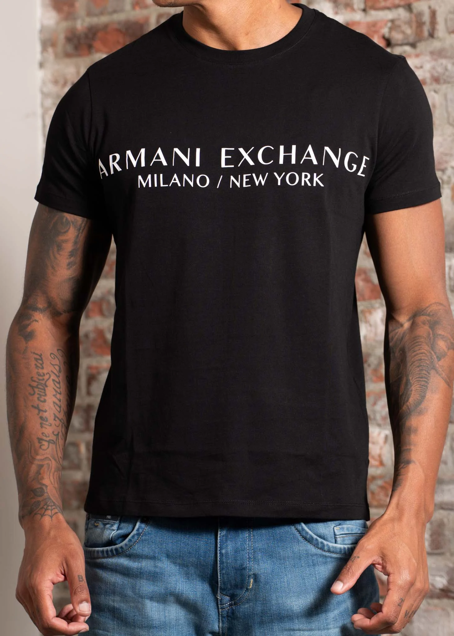 Slim fit t-shirt - black