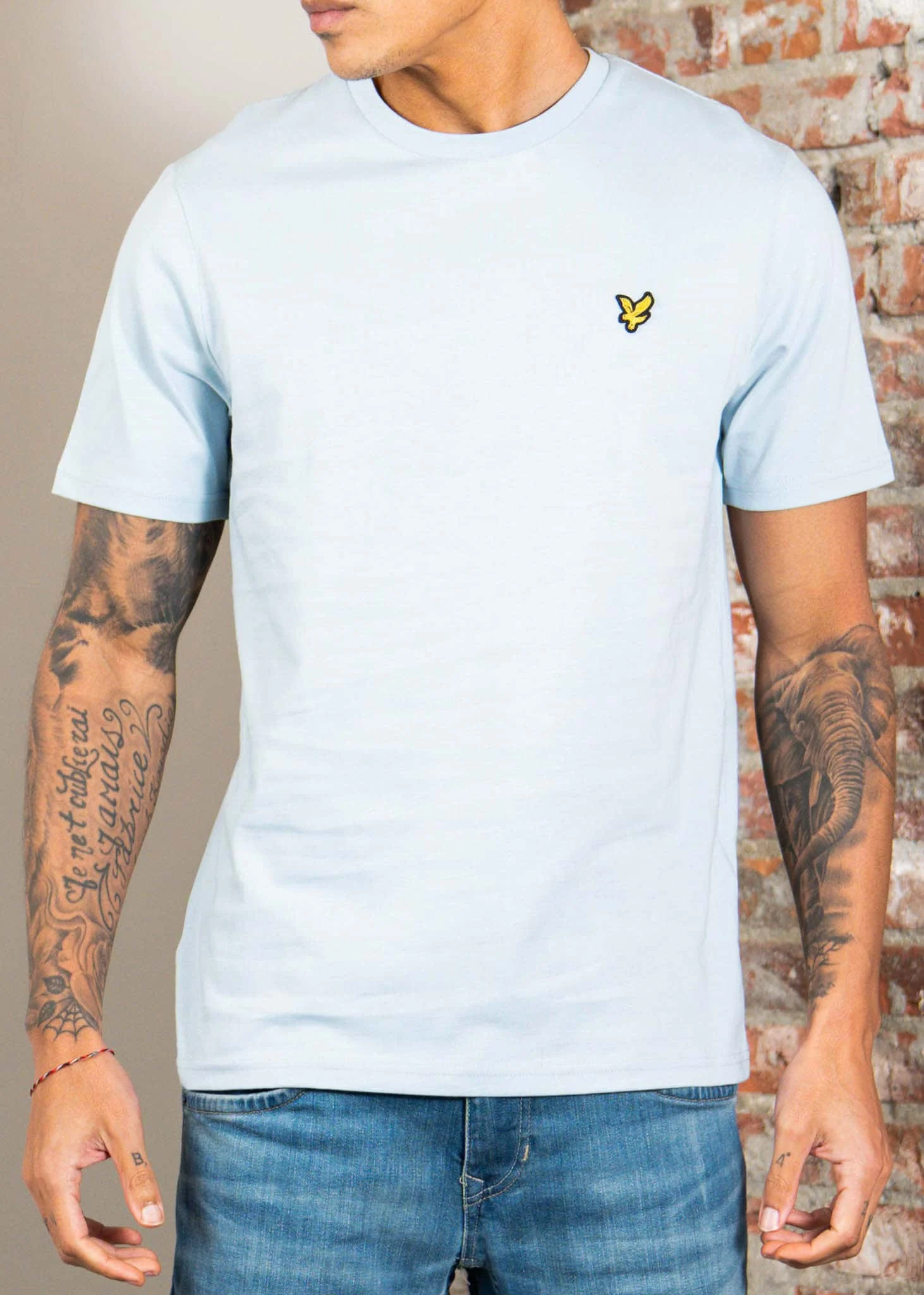 Plain t-shirt - blue ice