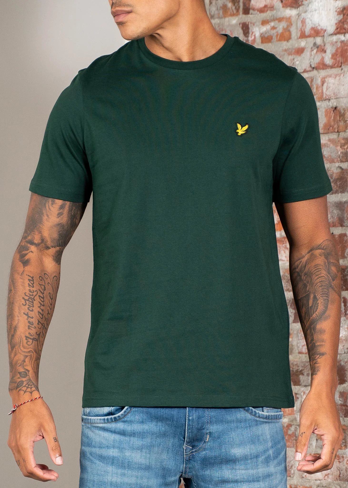Plain t-shirt - dark green