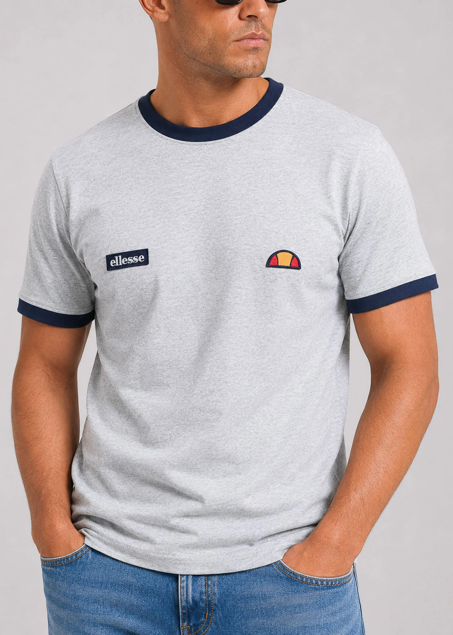 Ringetto tee - light grey marl