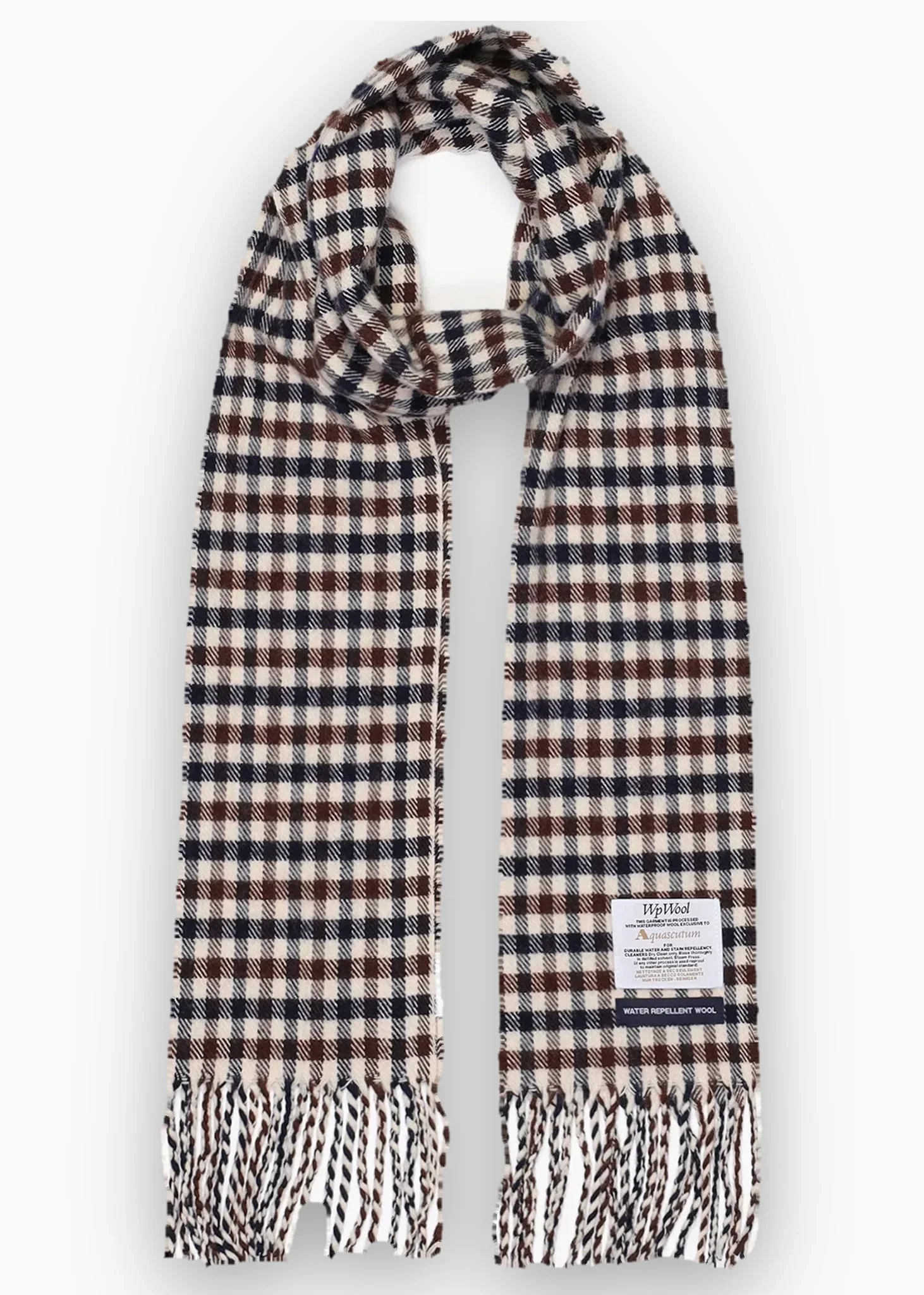 Wool icon scarf - original club check