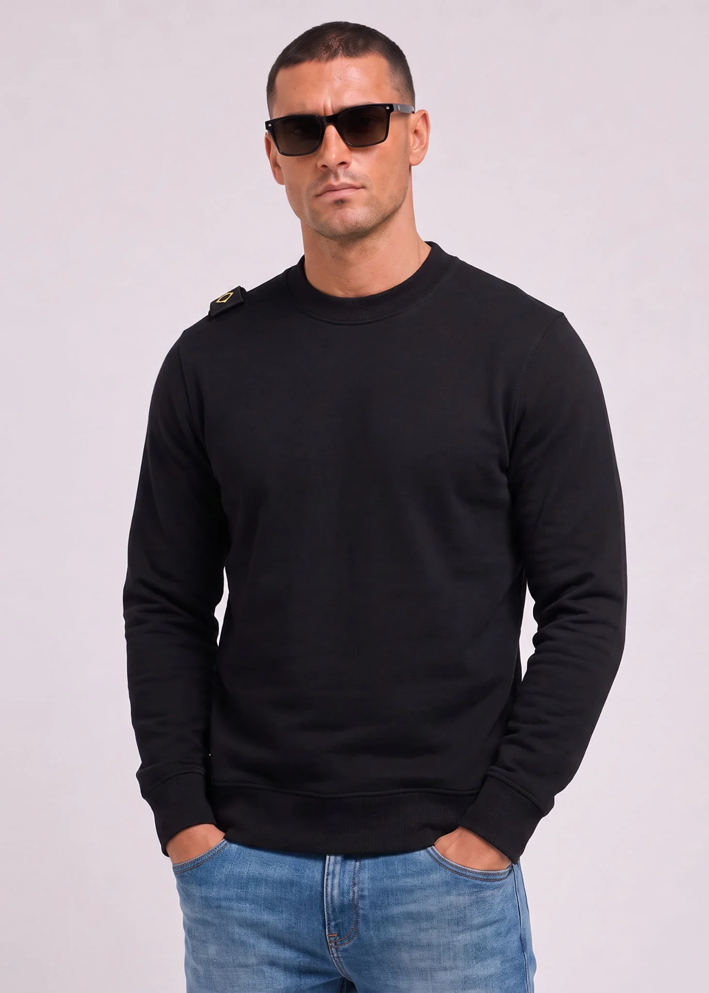 Training crew sweatshirt - black