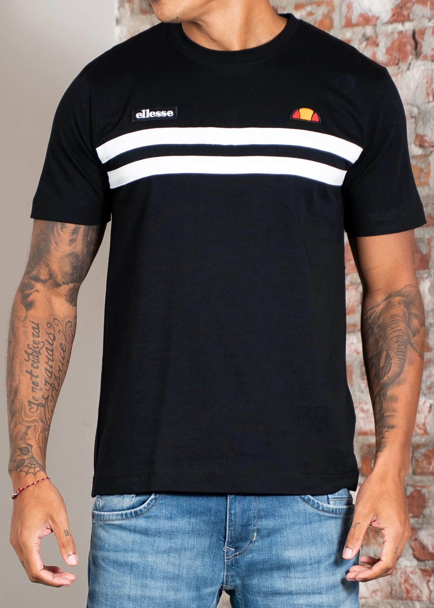 Venire tee - black white
